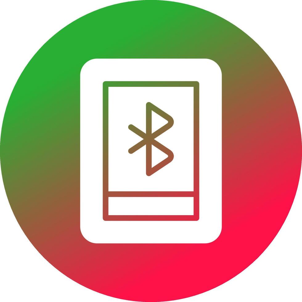 Bluetooth Creative Icon Design vector