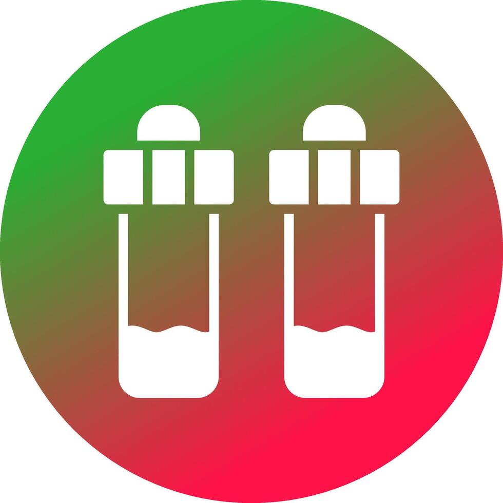 Test Tube Creative Icon Design vector