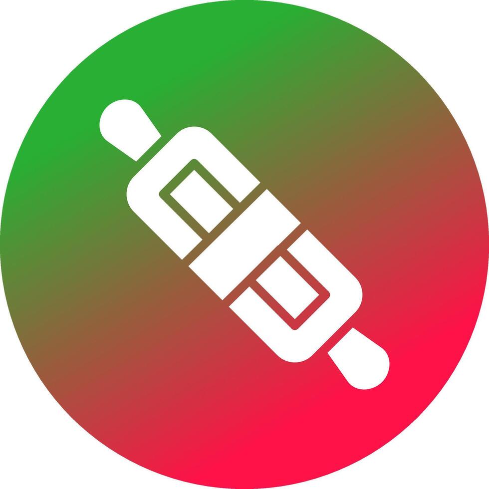 Rolling Pin Creative Icon Design vector