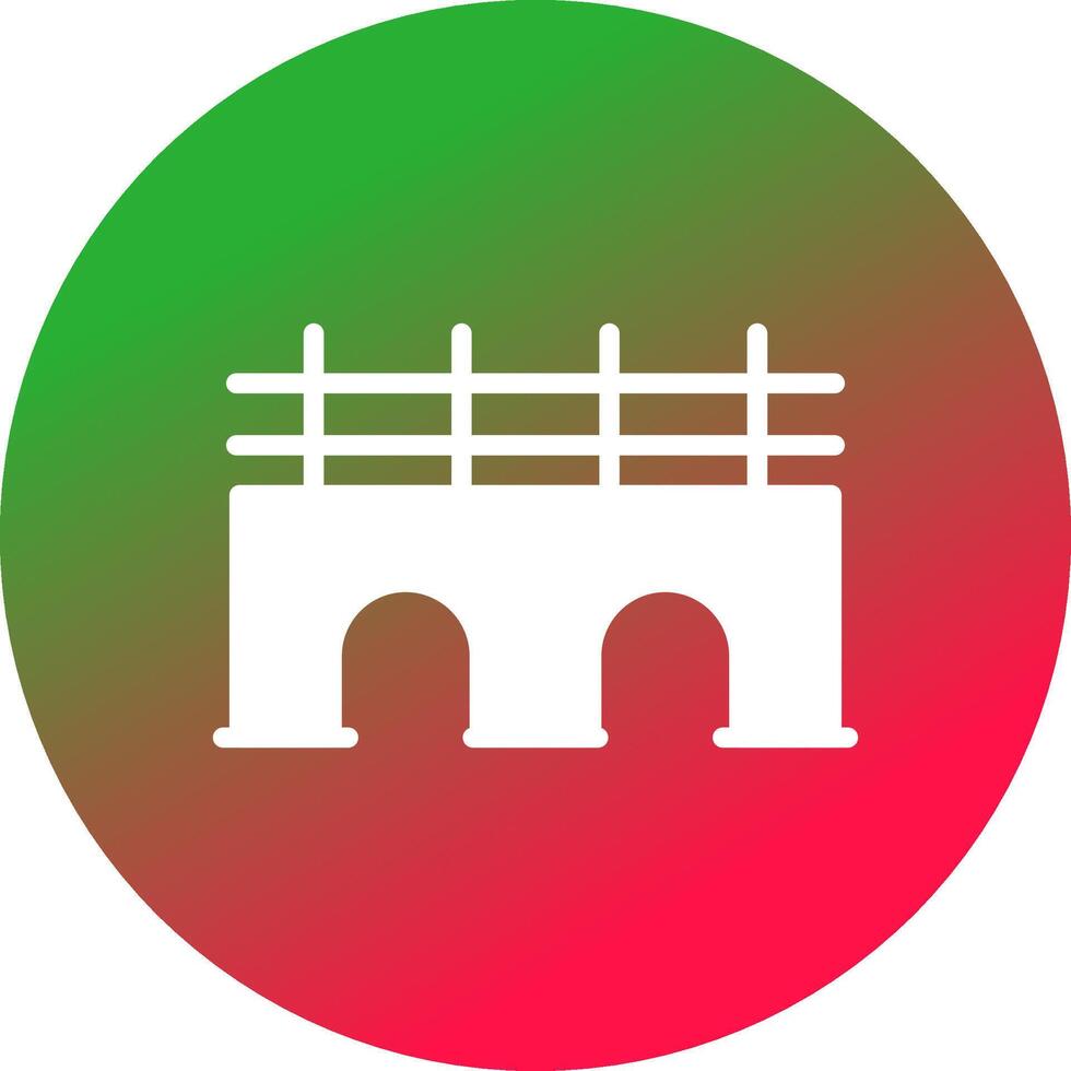 diseño de icono creativo de puente vector