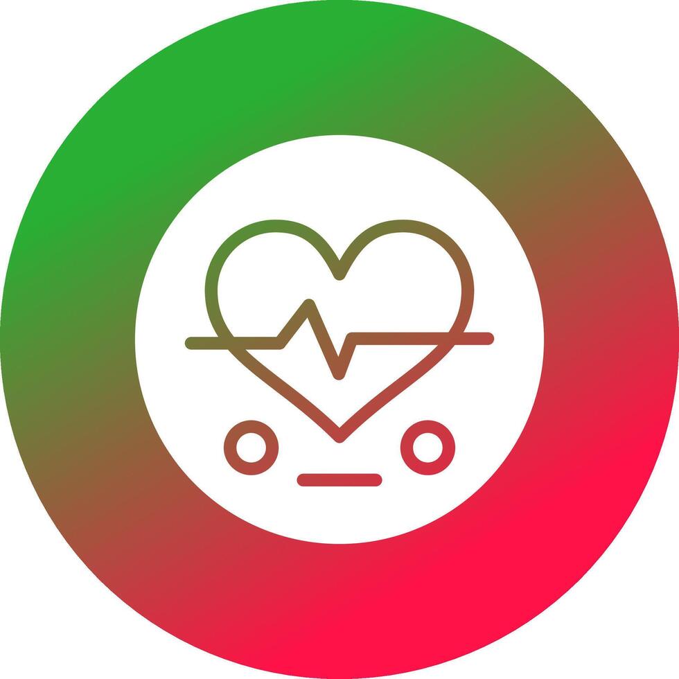 Heart Rate Creative Icon Design vector