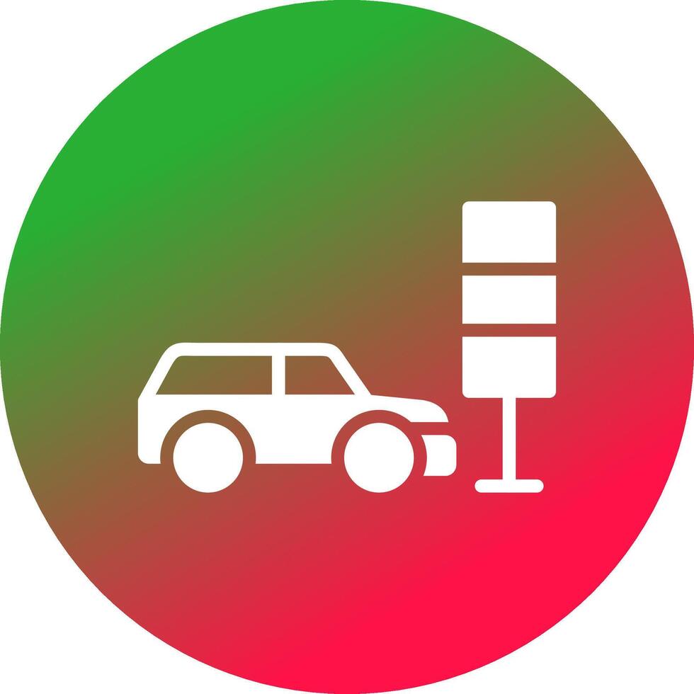 Taxi Signal Creative Icon Design vector