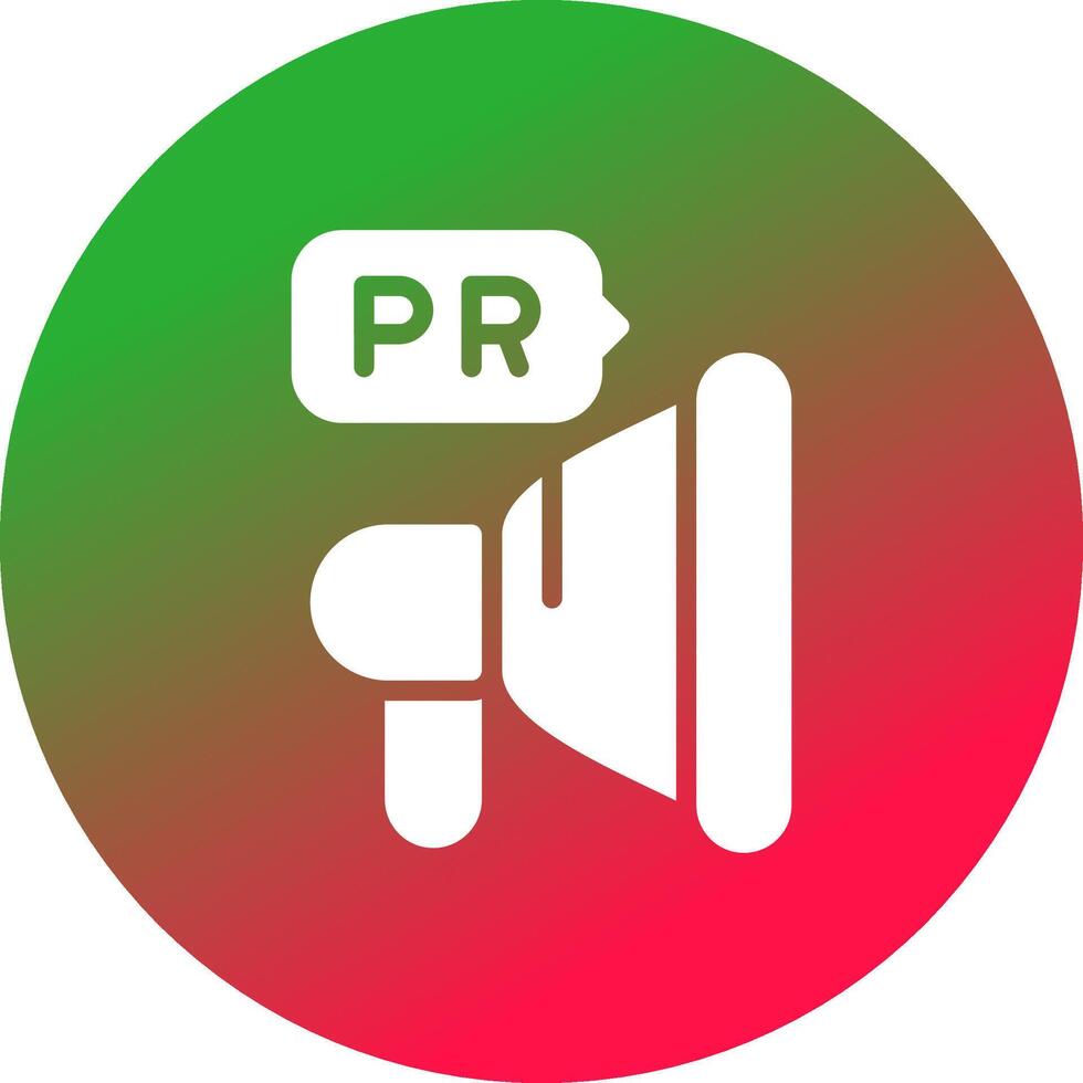 Public Relations Creative Icon Design vector