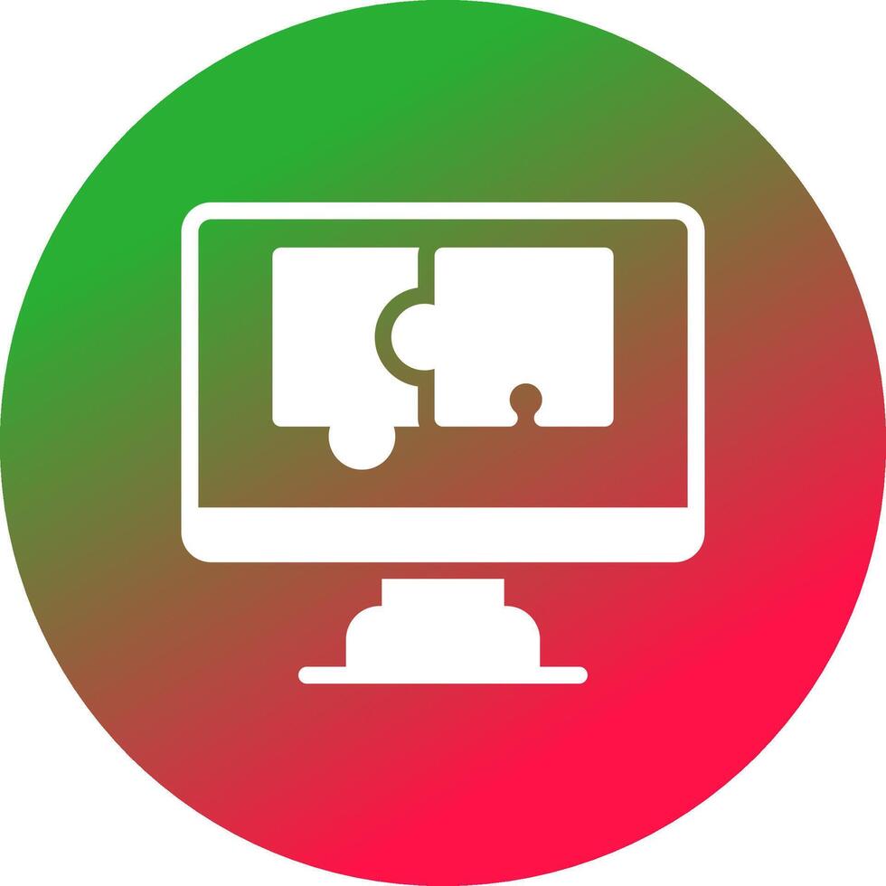 Puzzle Creative Icon Design vector