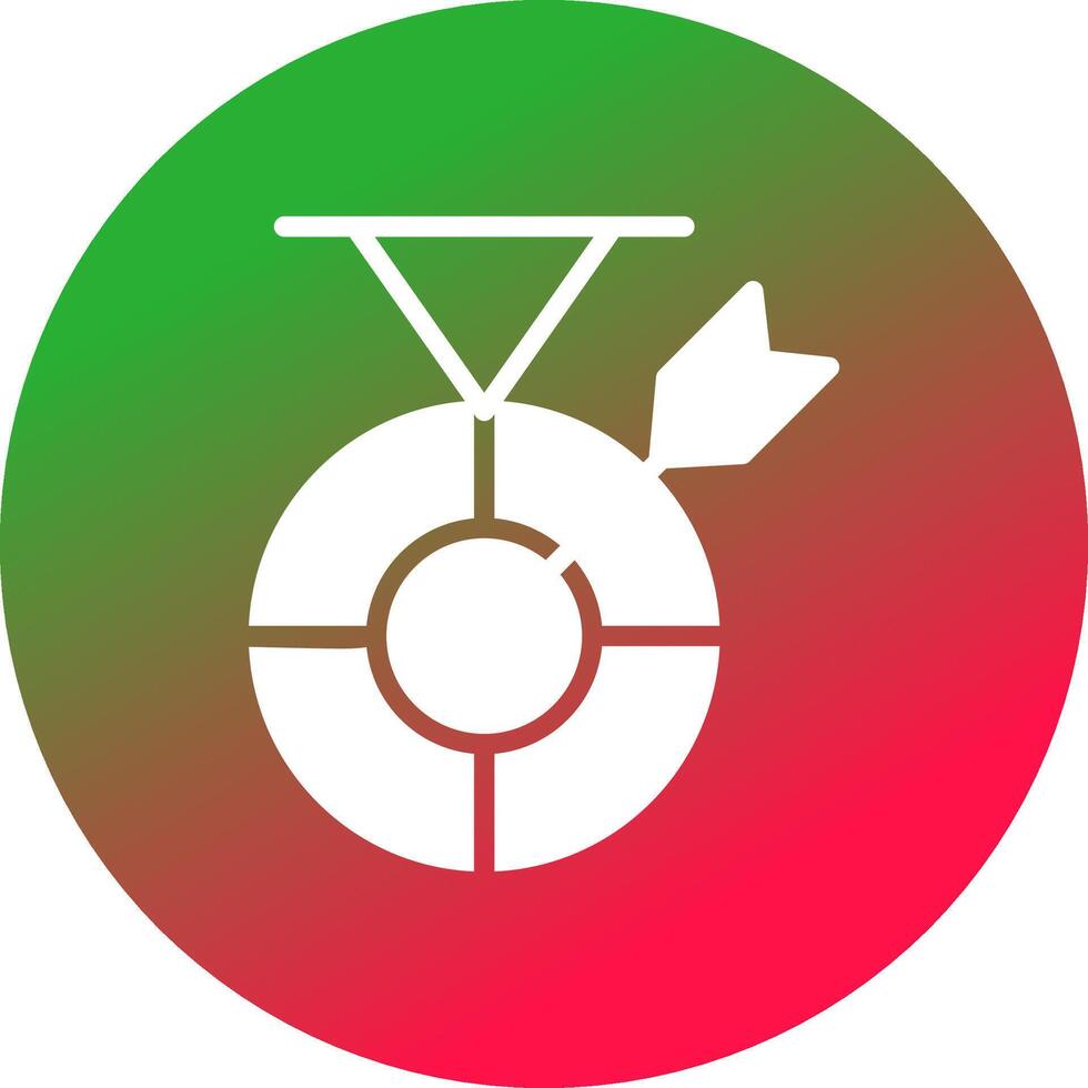 Darts Creative Icon Design vector