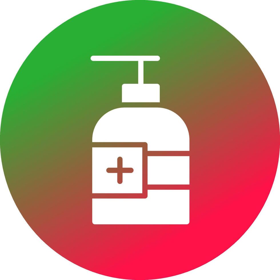 Hydroalcoholic Gel Creative Icon Design vector