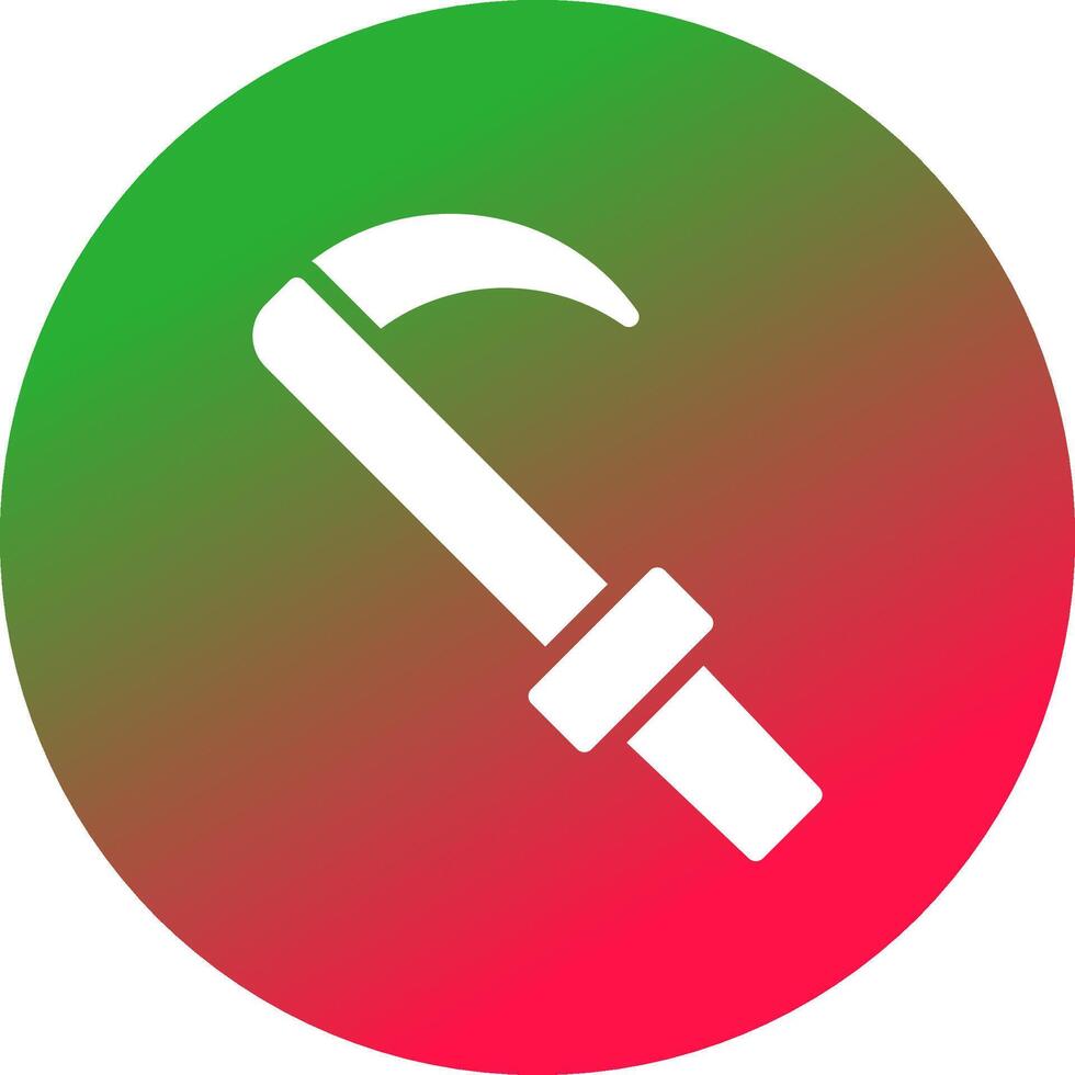 Scythe Creative Icon Design vector