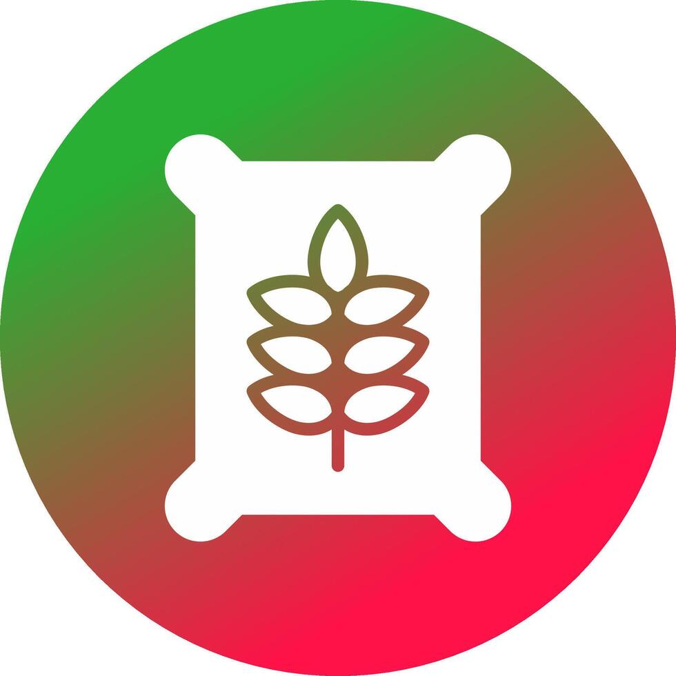 Seed Bag Creative Icon Design vector
