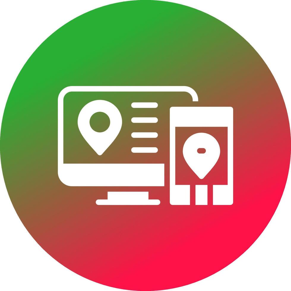 Multi Screen Marketing Creative Icon Design vector