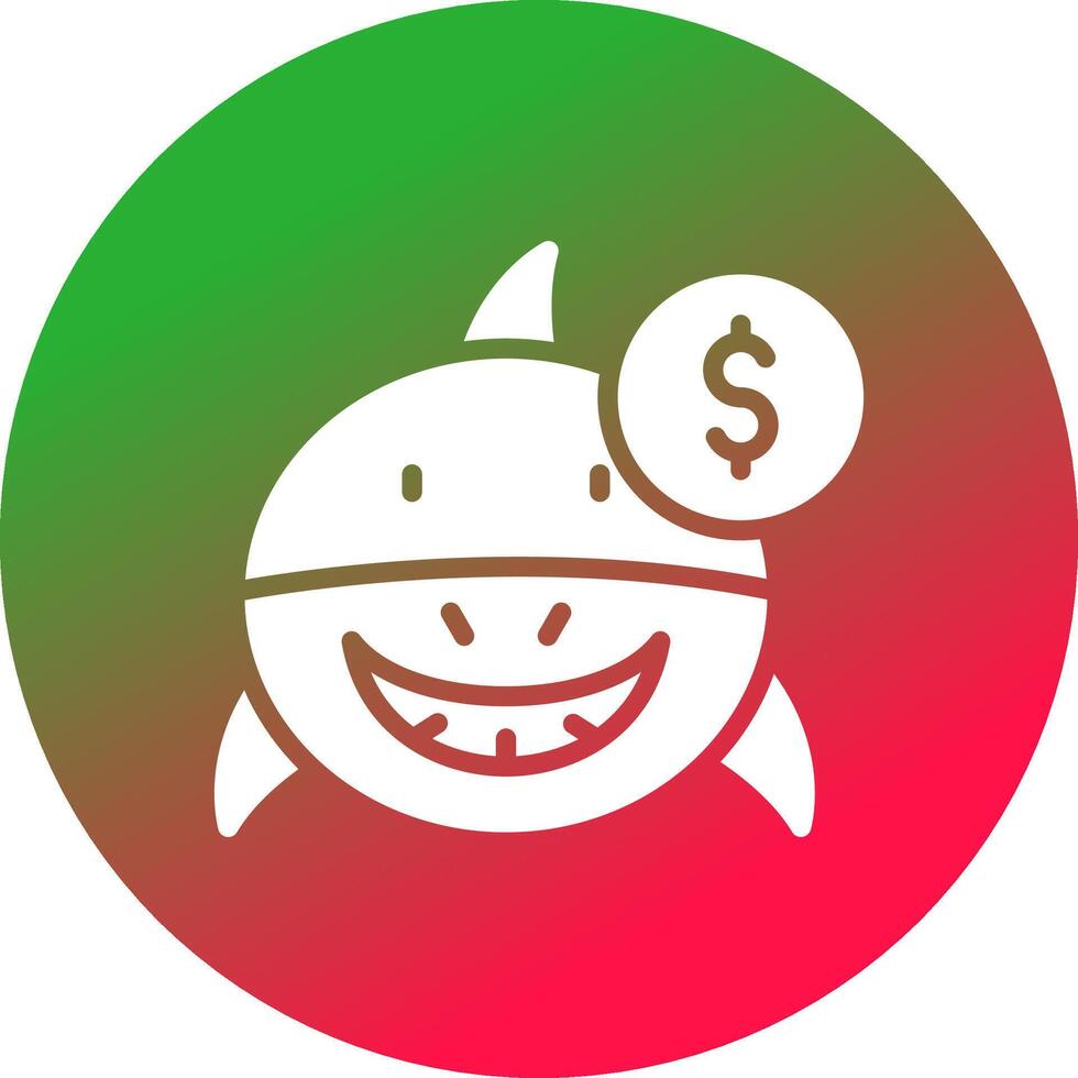 Loan Shark Creative Icon Design vector