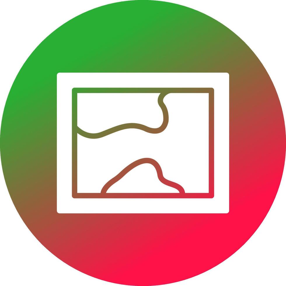 Map Creative Icon Design vector