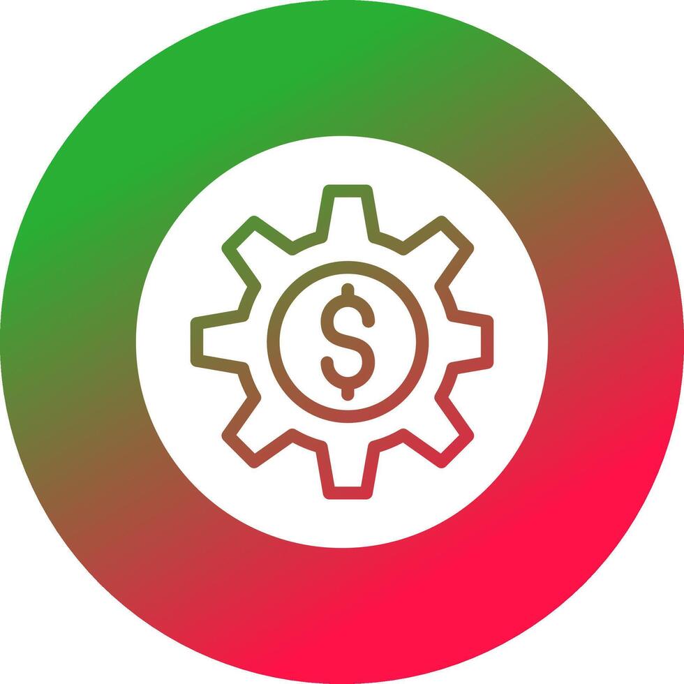 diseño de icono creativo de economía vector