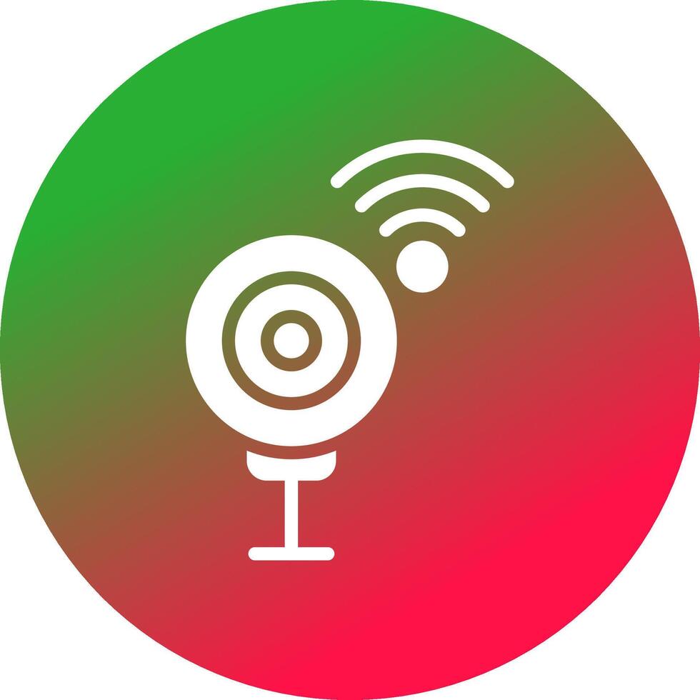 Smart Webcam Creative Icon Design vector