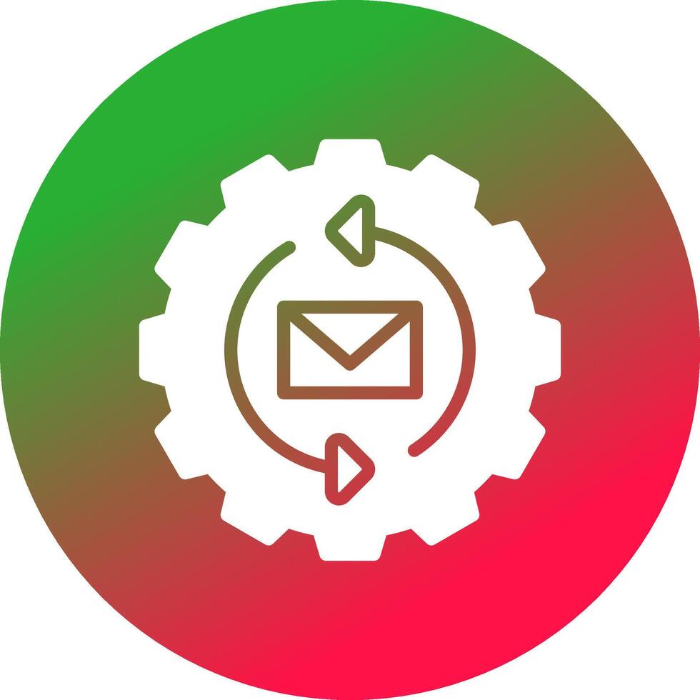 Marketing Automation Creative Icon Design vector