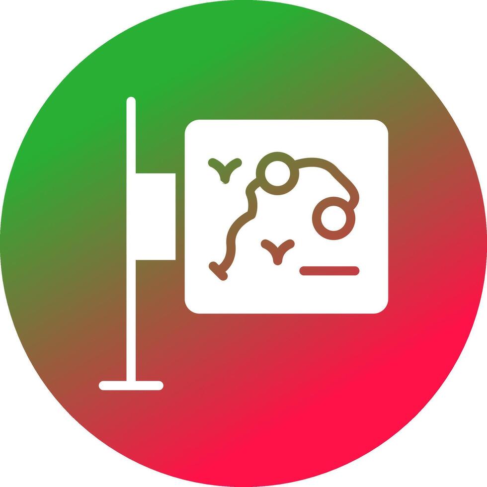 Map Creative Icon Design vector