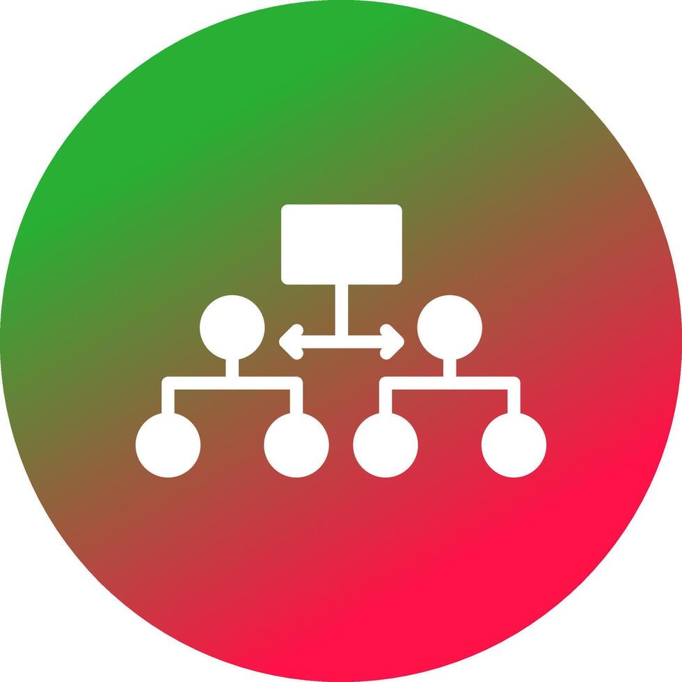 Labeled Hierarchy Creative Icon Design vector