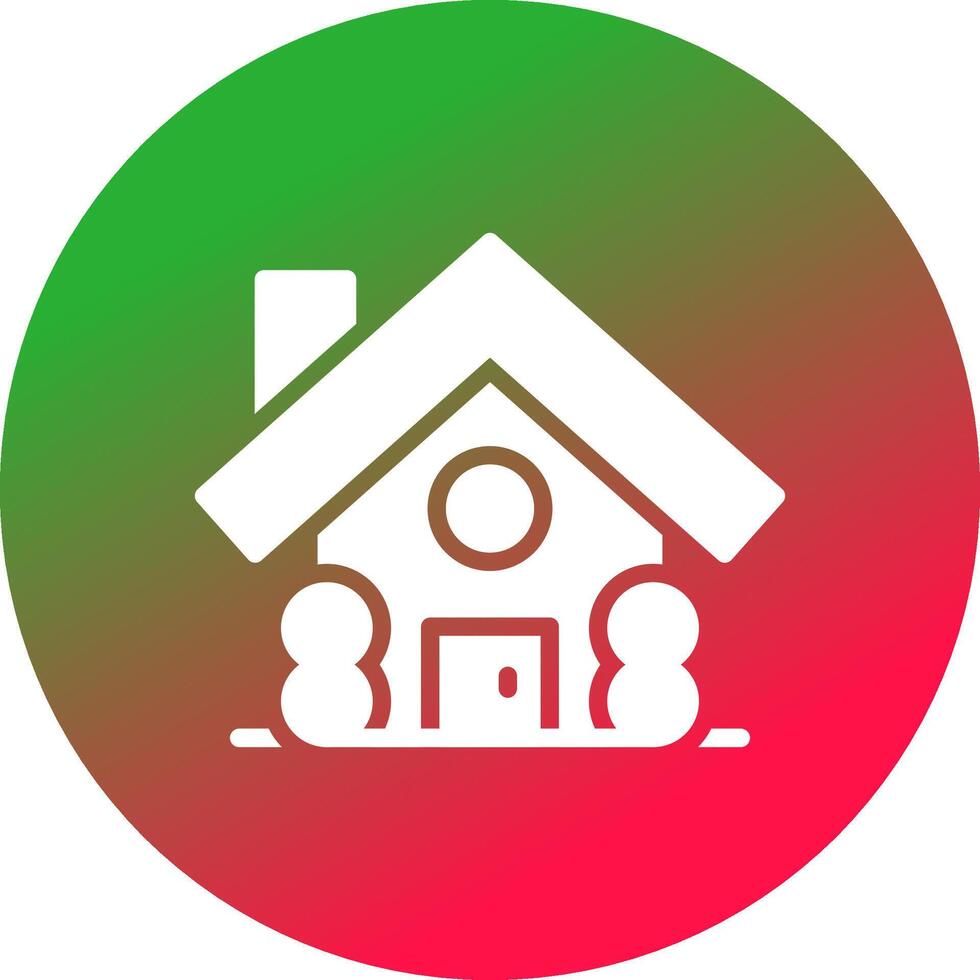 Cabin Creative Icon Design vector