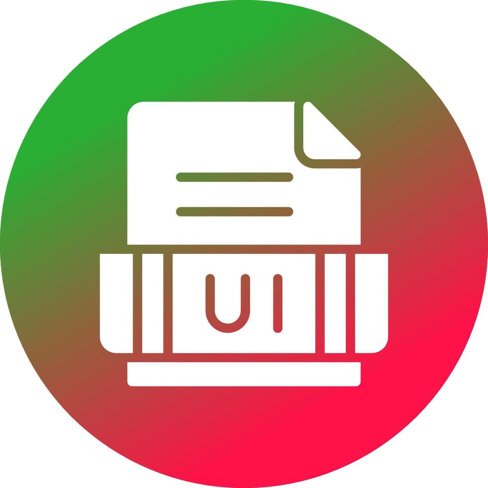Ui Format Creative Icon Design vector