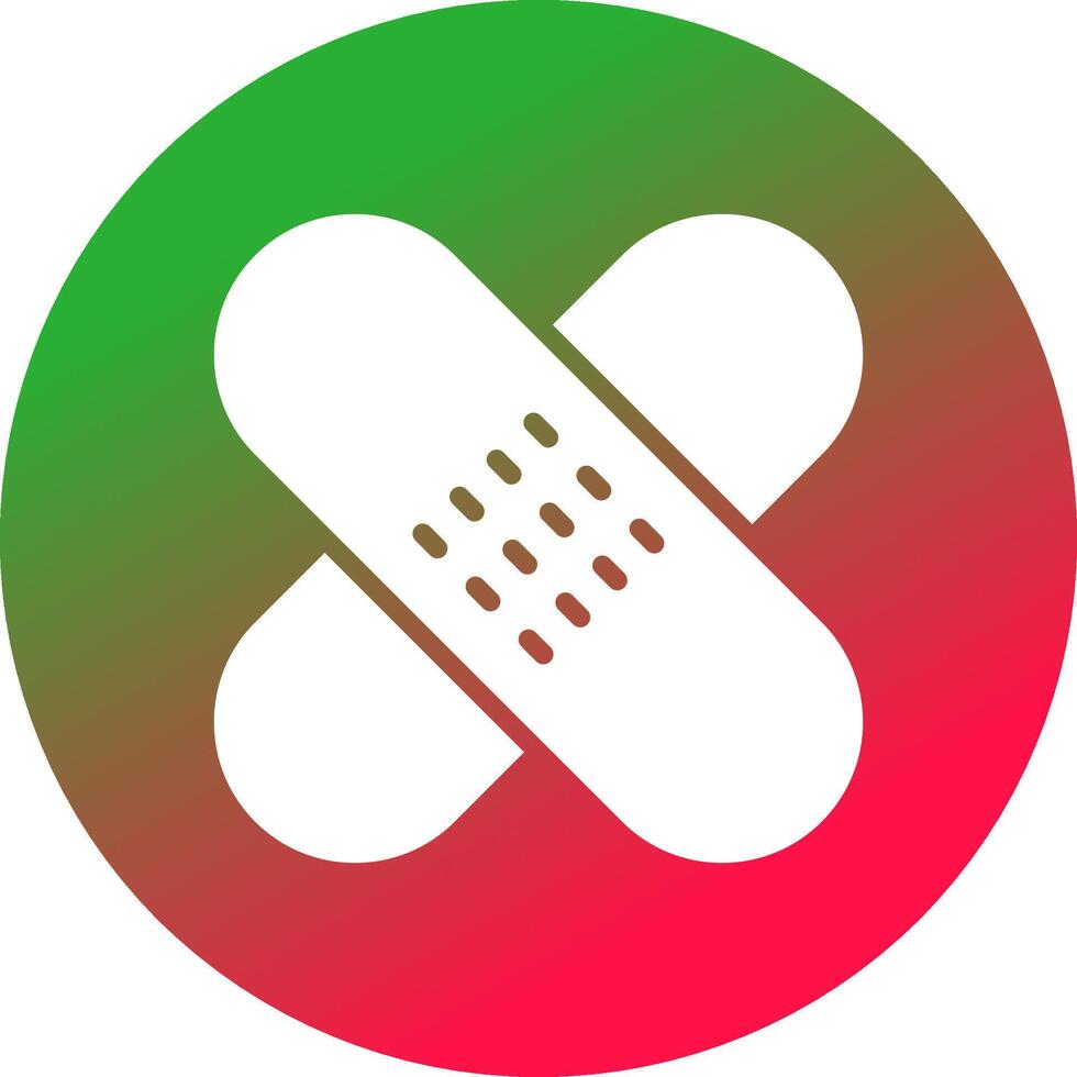 Band Aid Creative Icon Design vector