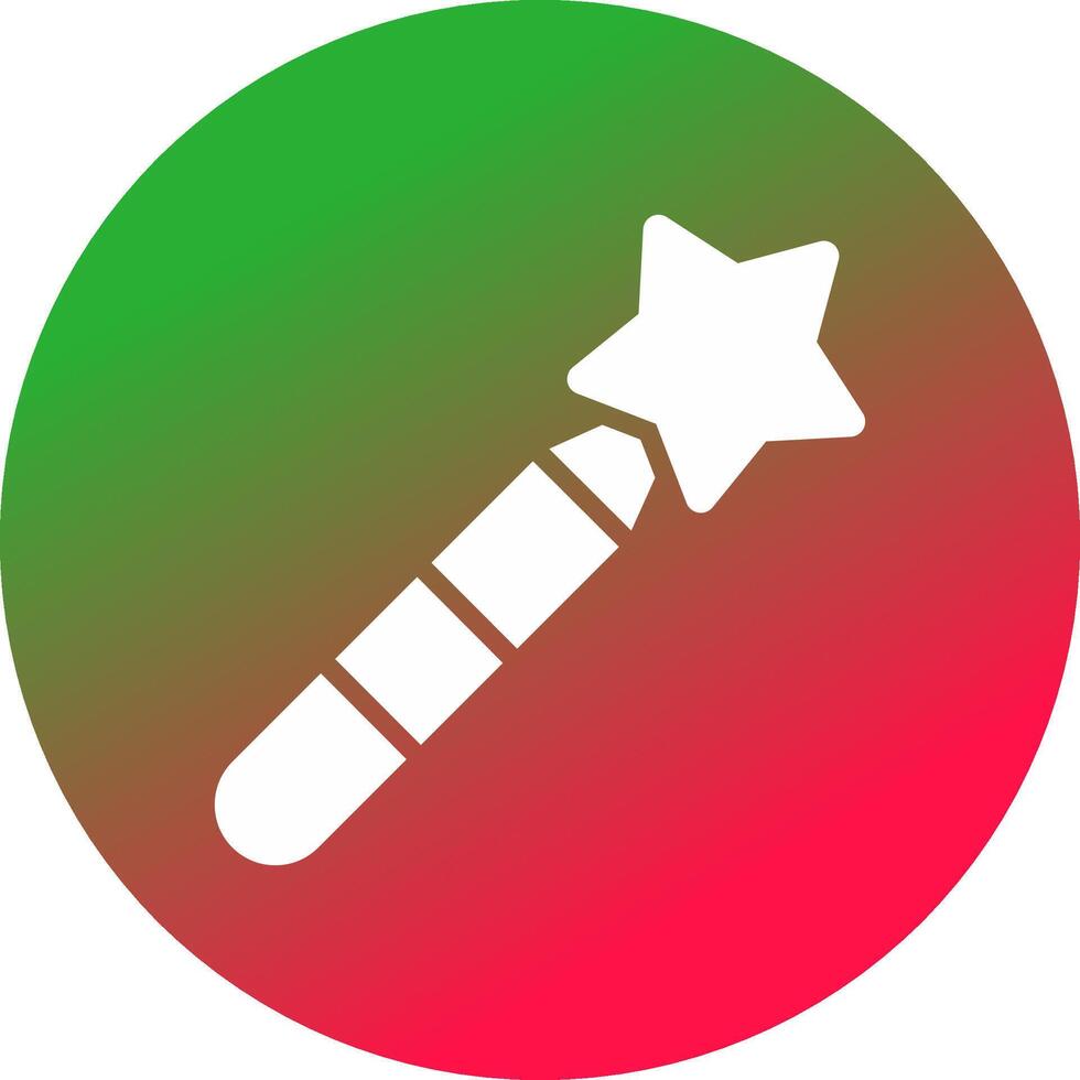 Magic Wand Creative Icon Design vector