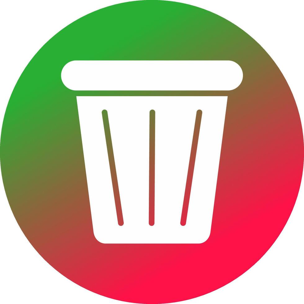 Trash Creative Icon Design vector