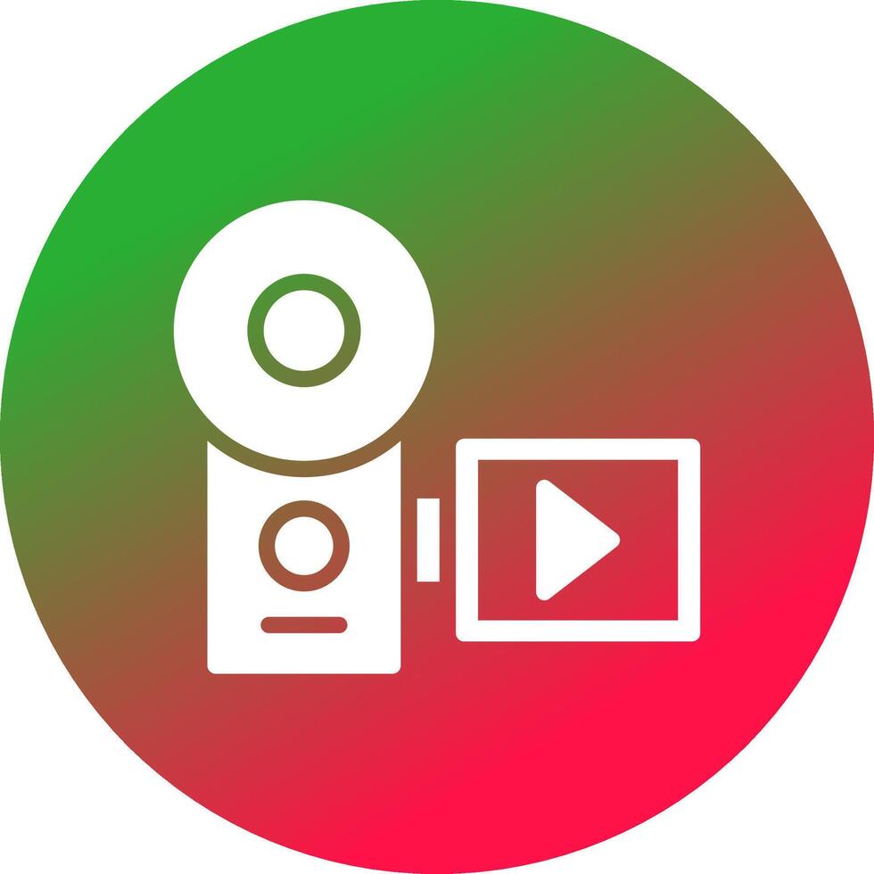 Camcorder Creative Icon Design vector