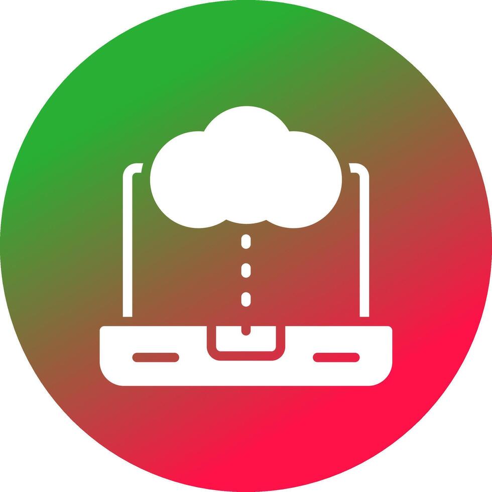 diseño de icono creativo de nube vector