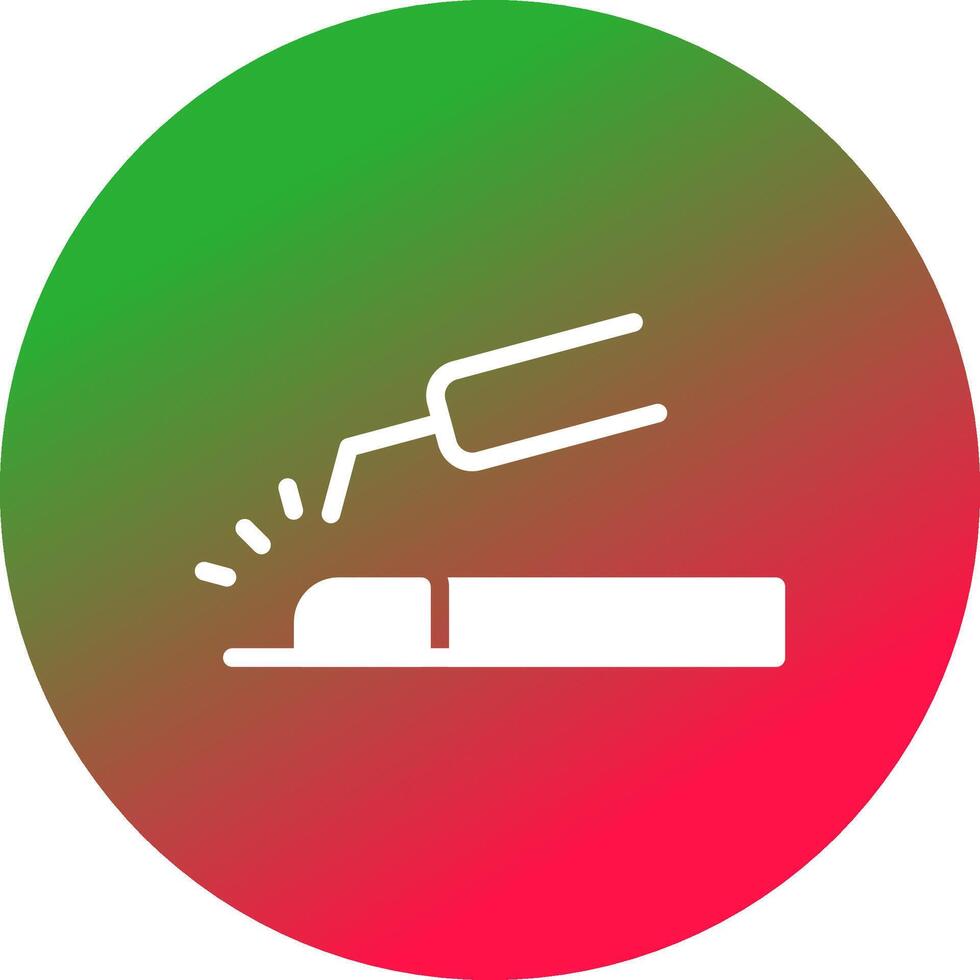 Welding Machine Creative Icon Design vector