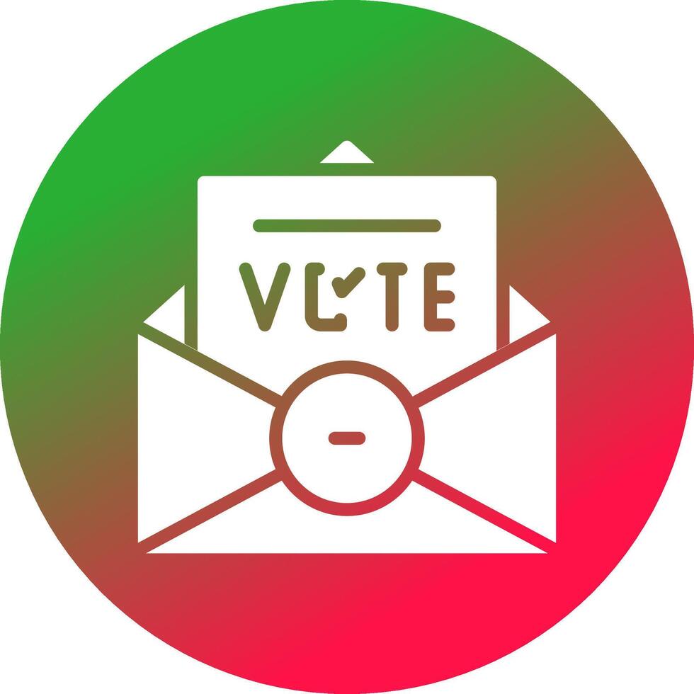 votar diseño de icono creativo vector