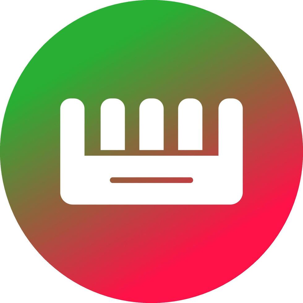 Comb Creative Icon Design vector