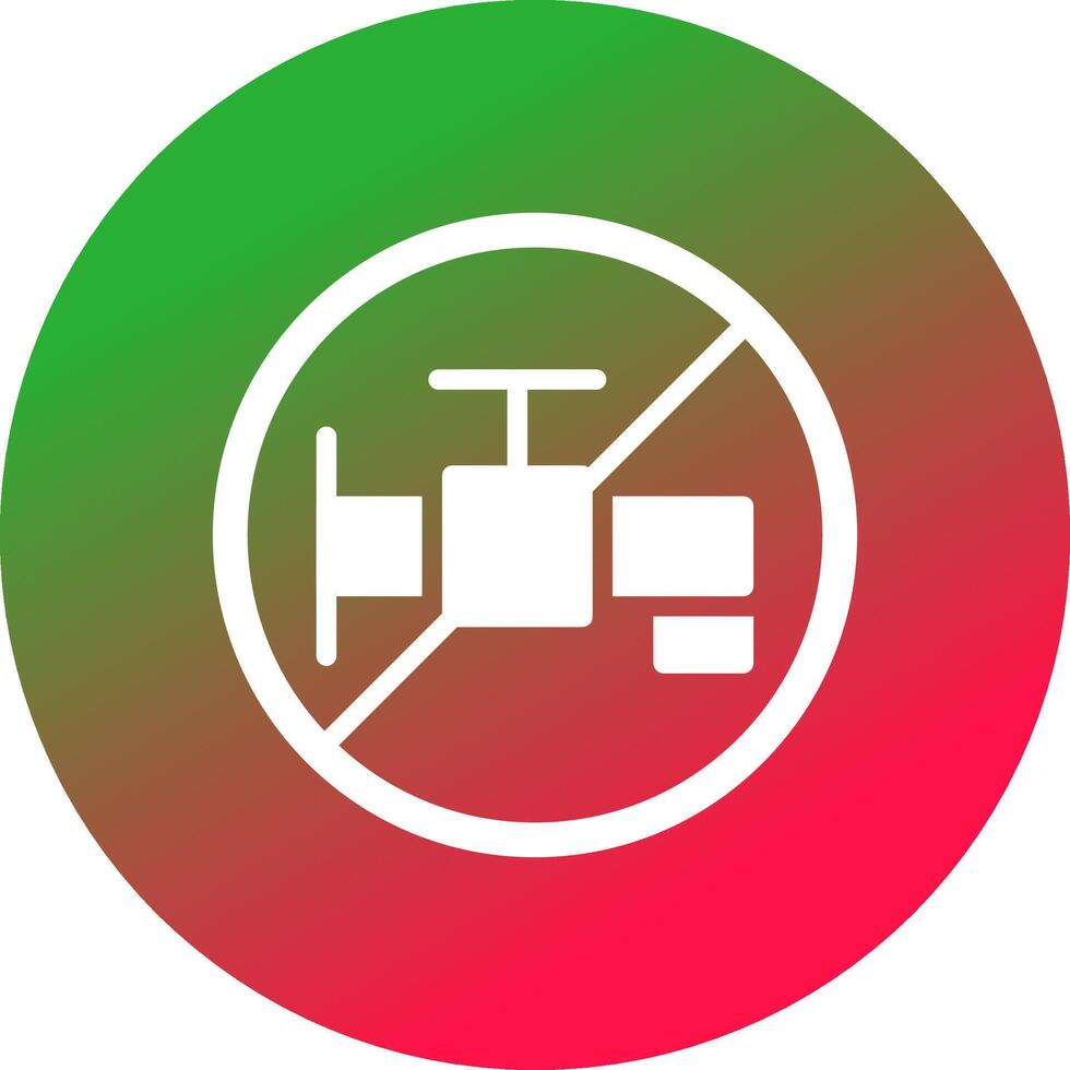 Dont Waste Water Creative Icon Design vector