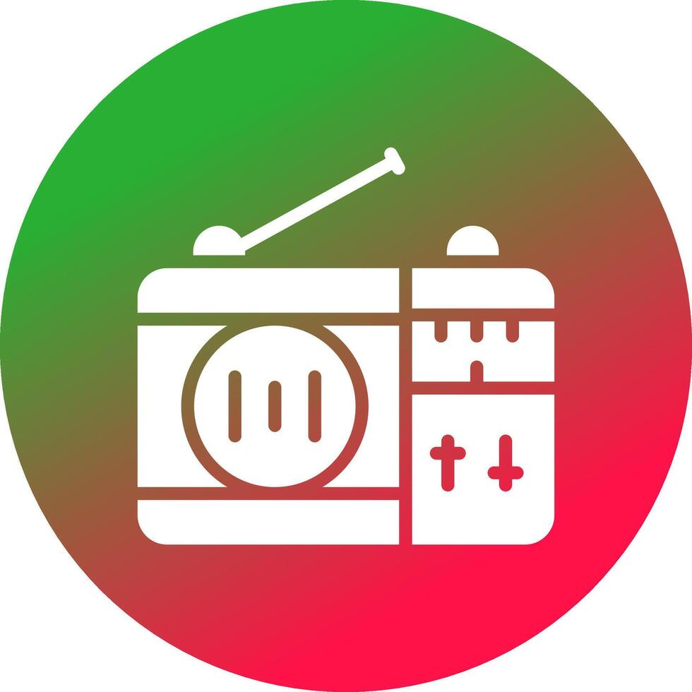 Radio Creative Icon Design vector