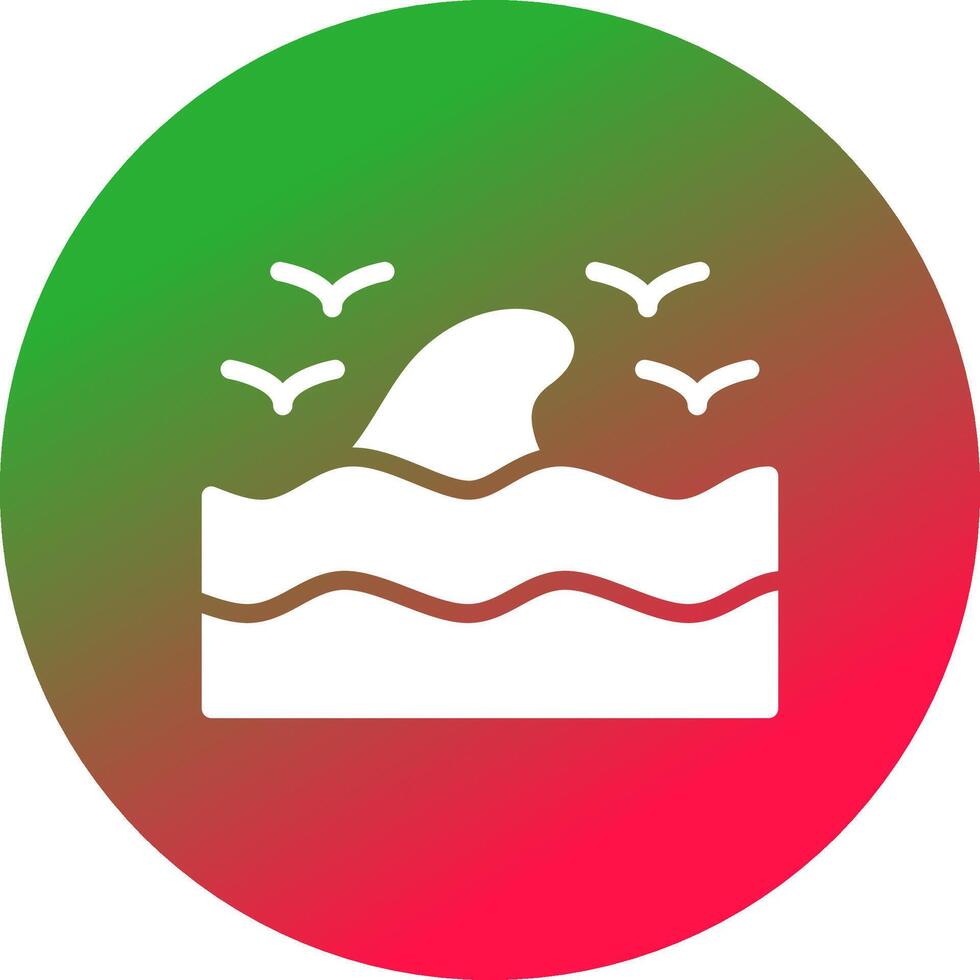 Sea Wave Creative Icon Design vector