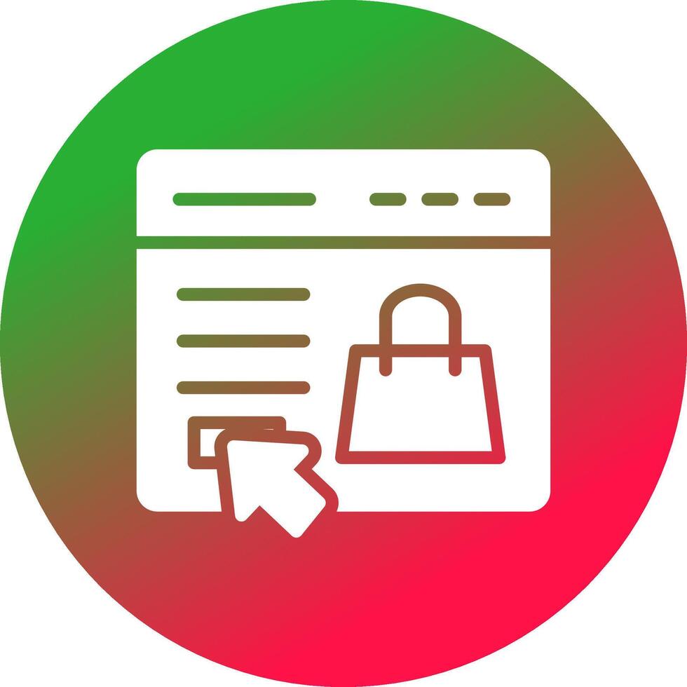 Online Store Creative Icon Design vector