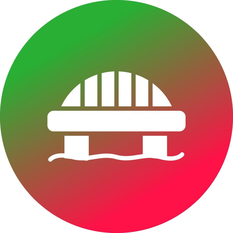 Bridge Creative Icon Design vector