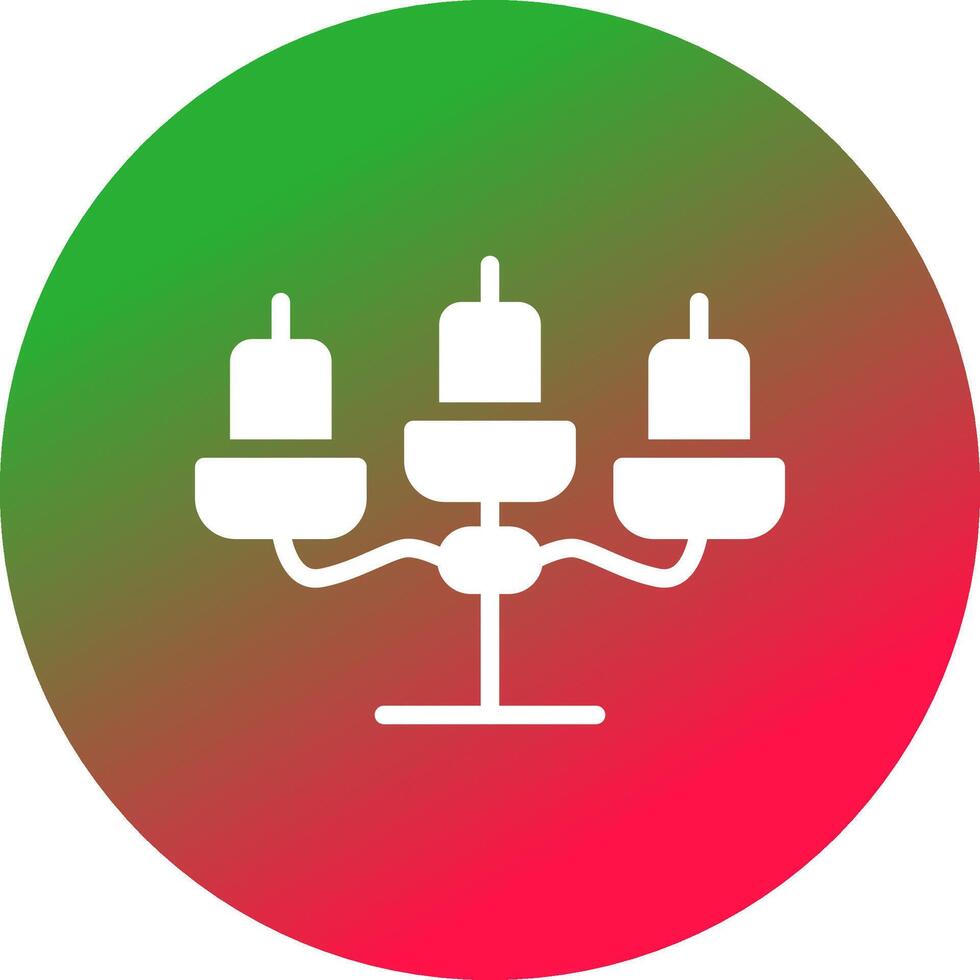 diseño de icono creativo de candelabros vector