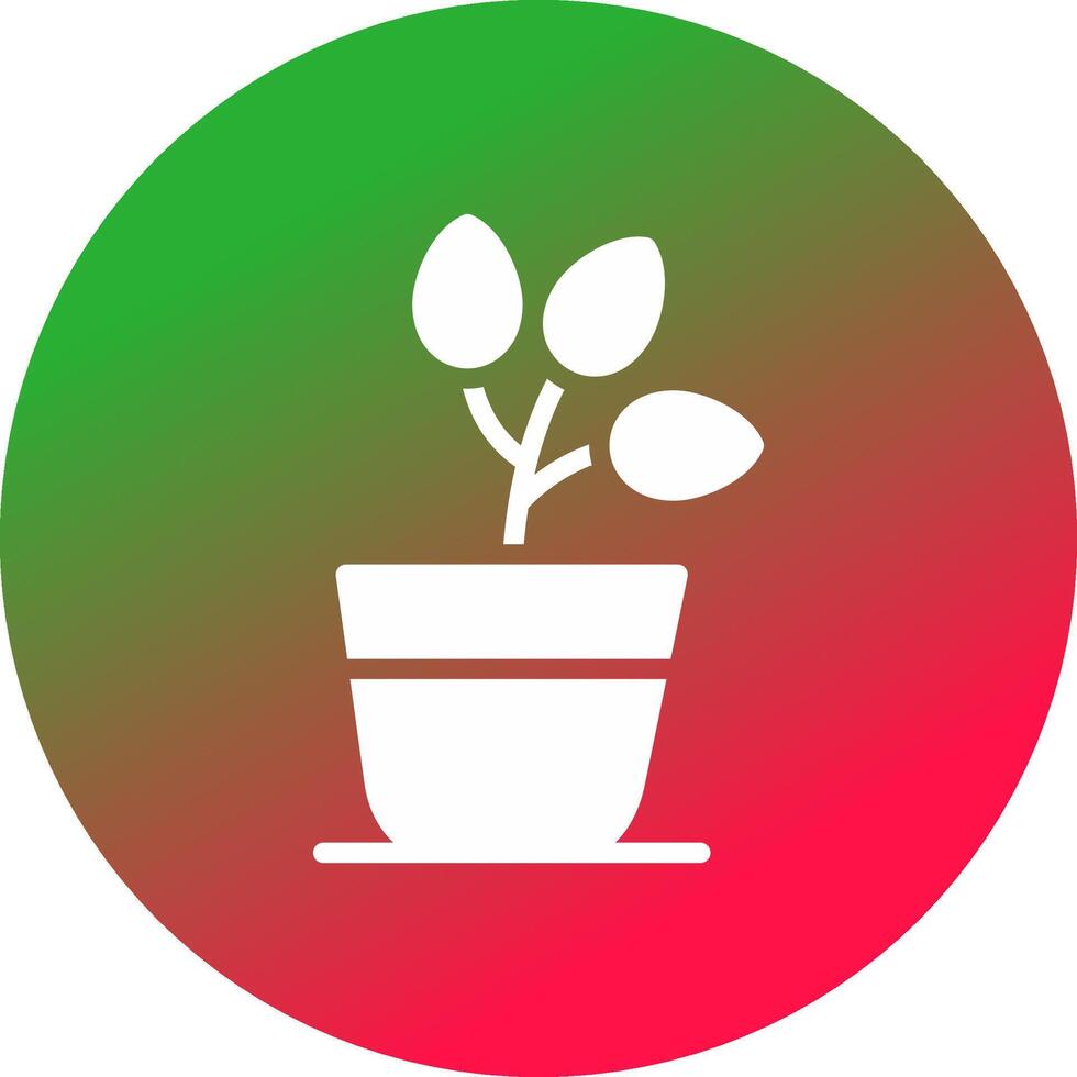 diseño de icono creativo de planta vector