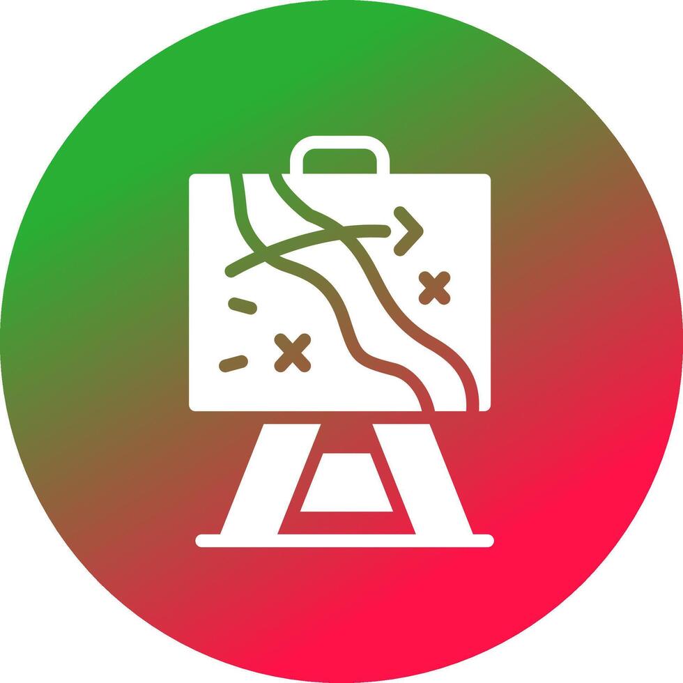 Map Creative Icon Design vector