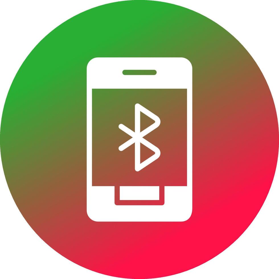 Bluetooth Creative Icon Design vector