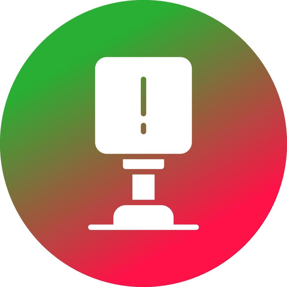 Traffic Sign Creative Icon Design vector