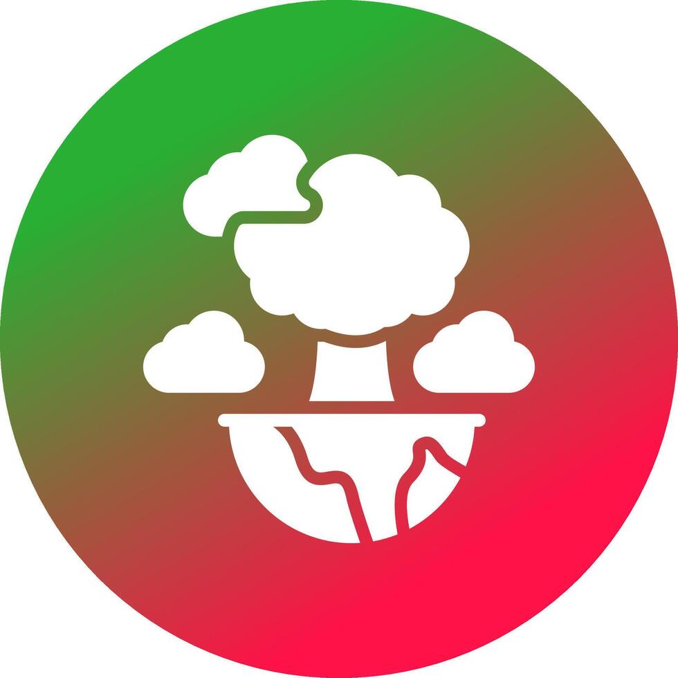 Green Planet Creative Icon Design vector