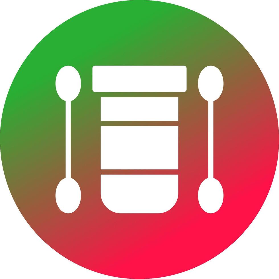 Cotton Swab Creative Icon Design vector