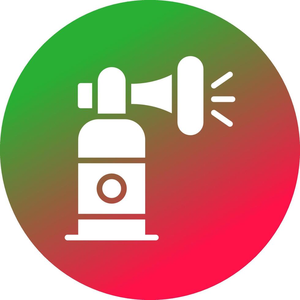 Air Horn Creative Icon Design vector