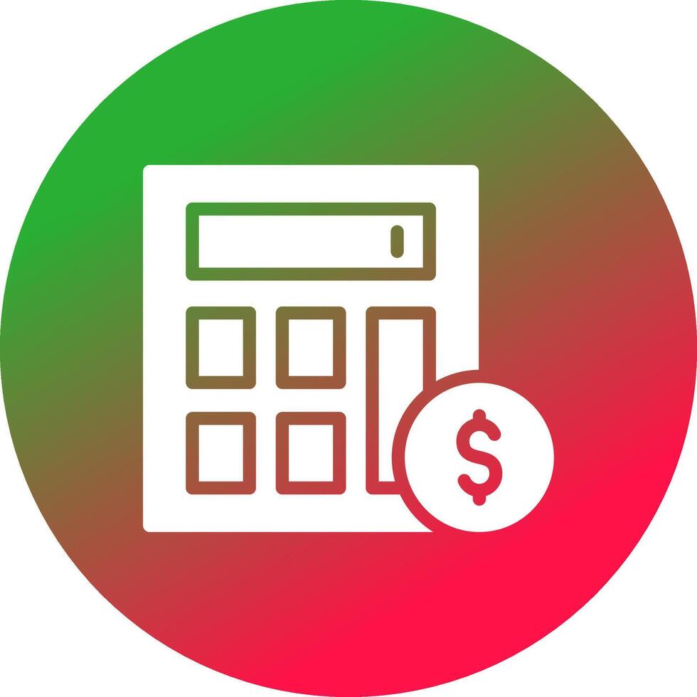 Accountant Creative Icon Design vector