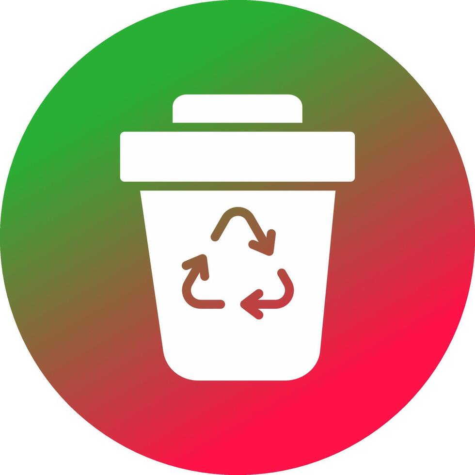 Garbage Creative Icon Design vector