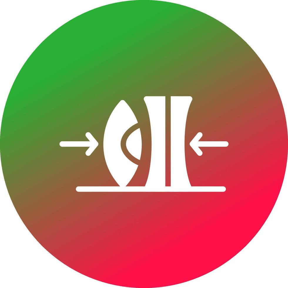High Index Lenses Creative Icon Design vector