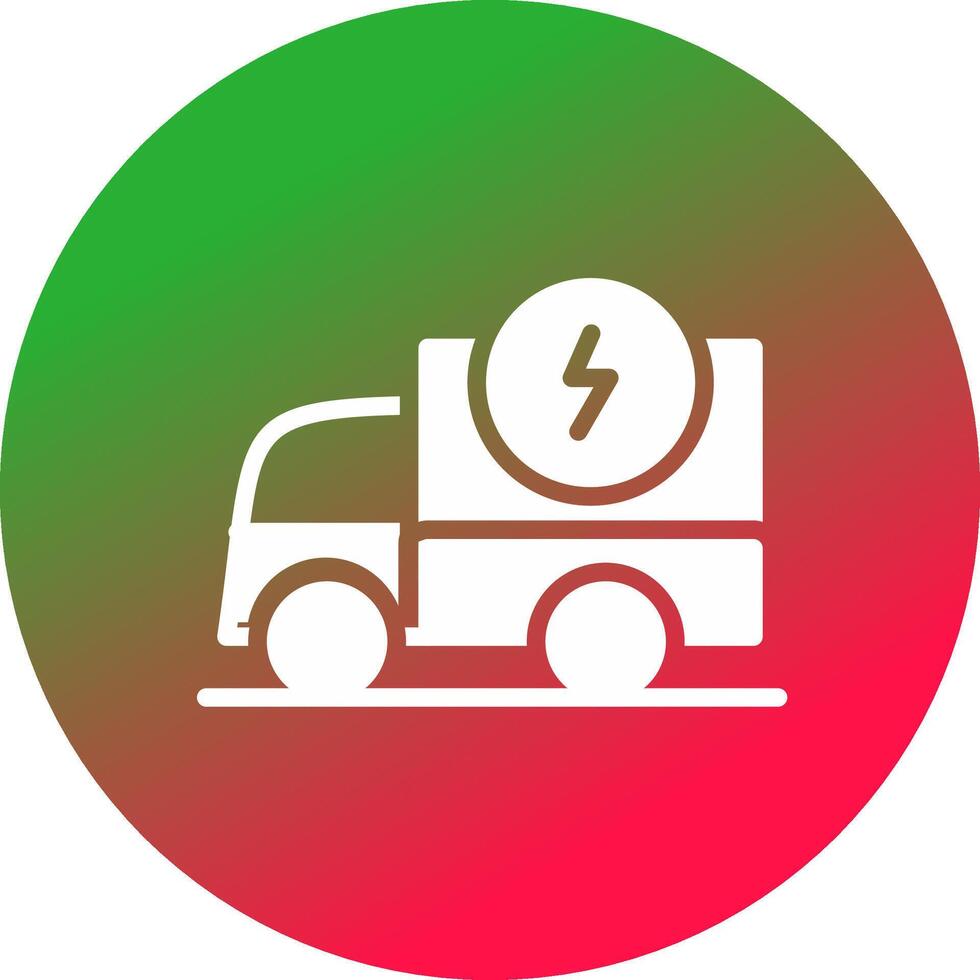 camioneta Servicio creativo icono diseño vector