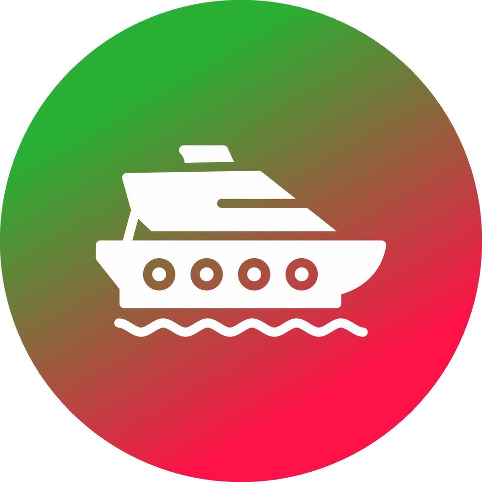 Ship Creative Icon Design vector