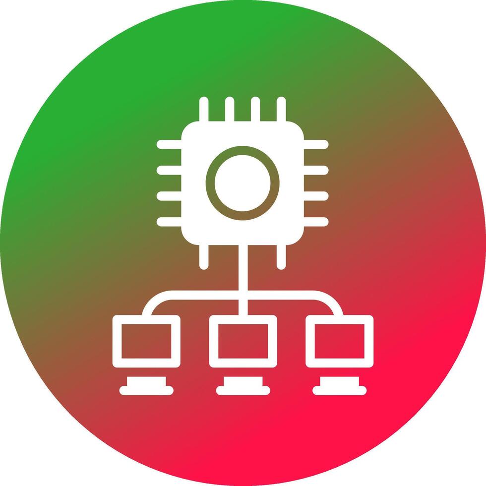 Intelligent Control Creative Icon Design vector