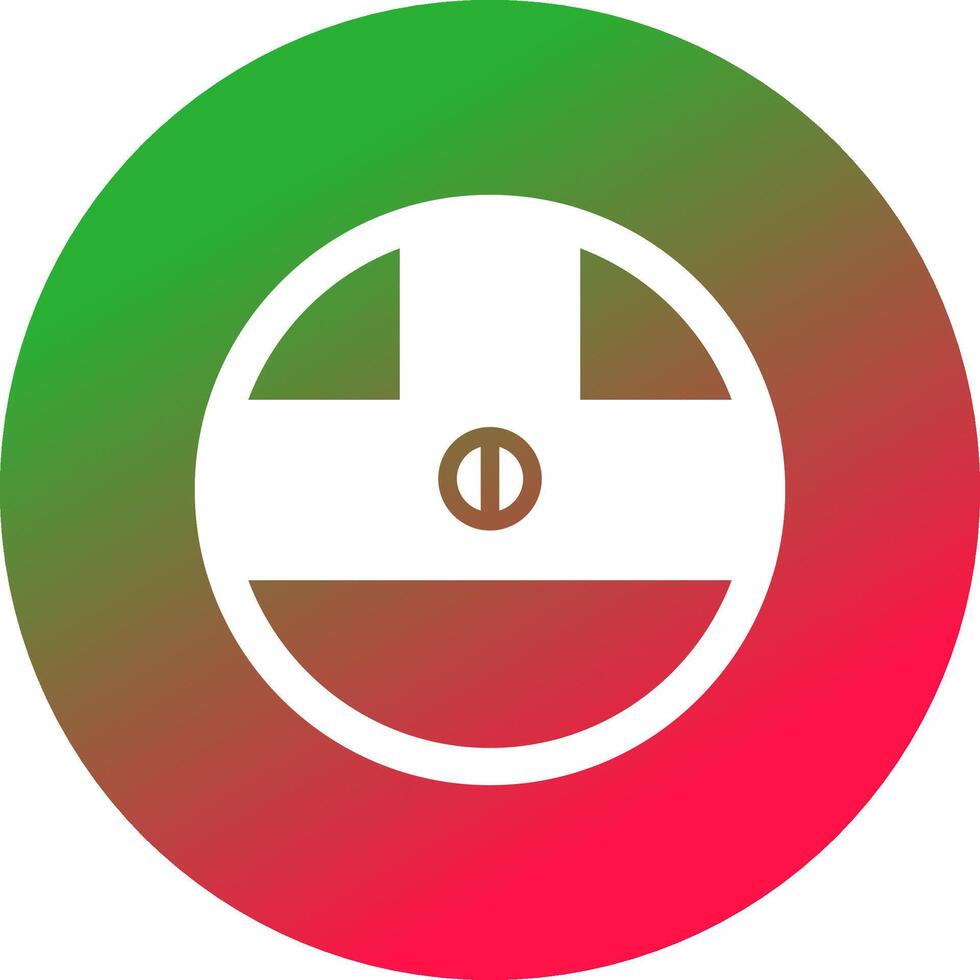 Steering Wheel Creative Icon Design vector